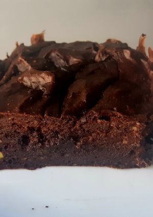 Una foto de Brownie aguacate sin azúcar