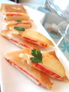 A picture of Veggie and Italian Spring Rolls For Vegans.