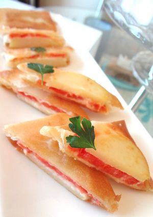 A picture of Veggie and Italian Spring Rolls For Vegans.
