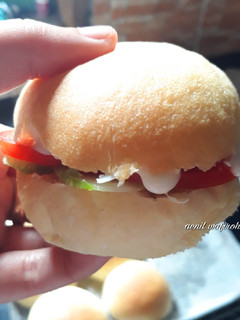 Foto resep Roti burger/ roti bun tanpa telur