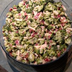 Broccoli Salad Cold-2 foil pan amount. A picture of Broccoli Salad Cold-2 foil pan amount..