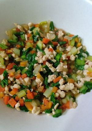 Foto resep 7. Mpasi 1th: Tumis Pakcoy Ayam