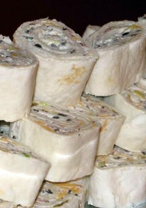 A picture of Tortilla roll-ups.