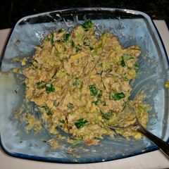 A picture of Avocado and Kippers Salad Sandwich.