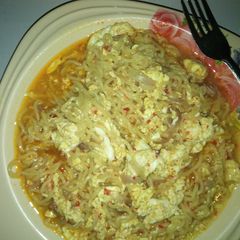 A picture of Jollof din indomie da kwai.