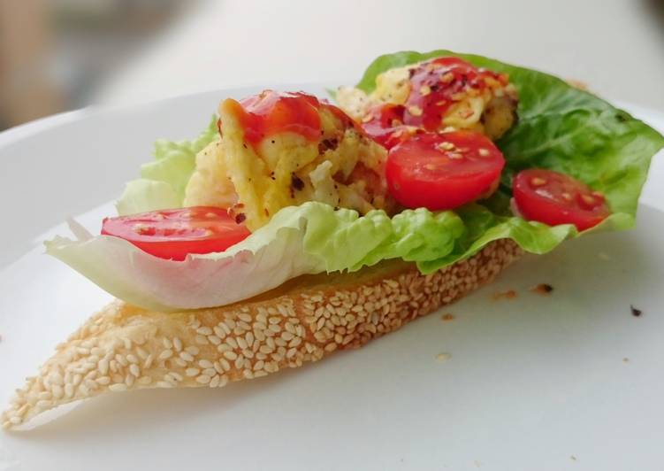 Parmesan Scrambled Egg Baquette Parmesan Scrambled Egg Baquette