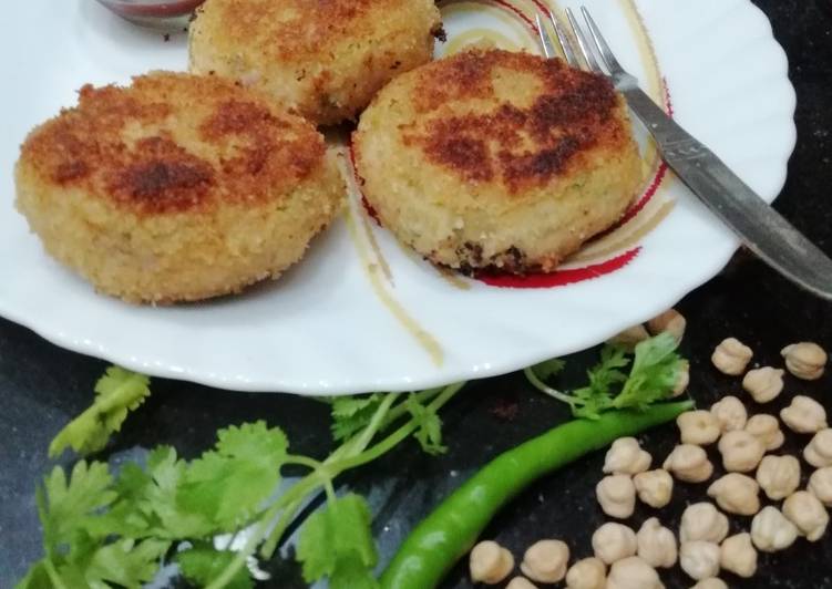 Easiest Way to Prepare Quick Crispie Chickpea Kebab