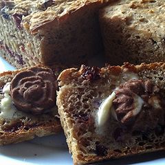 A picture of Cinnamon Raisin English Muffin Bread / Easy!!!.