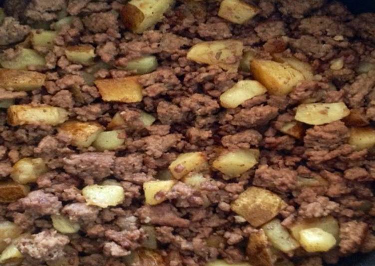 Step-by-Step Guide to Prepare Super Quick Ground beef and potatoes