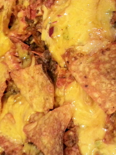 A picture of dorrito taco casserole.