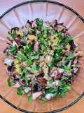 Ensalada de berenjena by Vane 🍆 con mucho limón y perejil 🍋 🌱