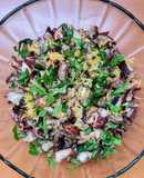 Ensalada de berenjena by Vane 🍆 con mucho limón y perejil 🍋 🌱