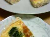 soy milk quiche