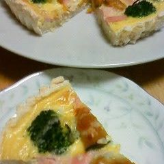 Okara Tart Base & Soy Milk Quiche A picture of Okara Tart Base & Soy Milk Quiche.