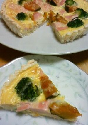 A picture of Okara Tart Base & Soy Milk Quiche.