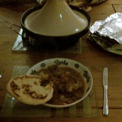 A picture of Moroccan Beef Tagine with Caramelized Onions..