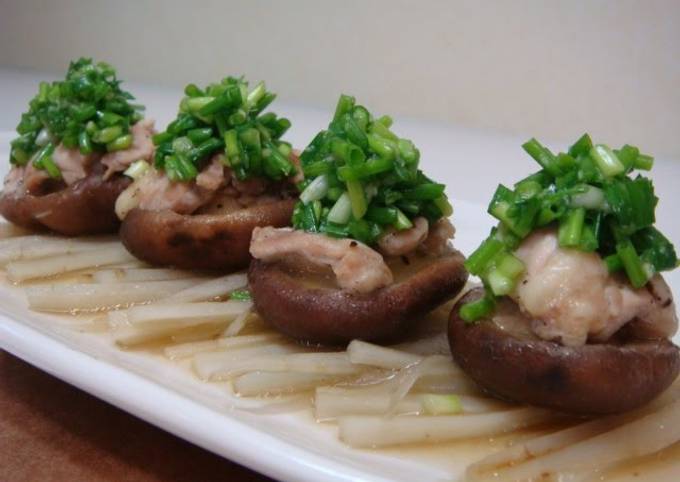 Steamed in Sake...Chicken and Burdock Root