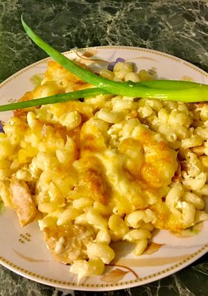 Csirkemelles sült tészta recept fotója