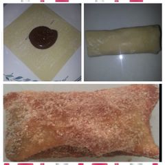 A picture of Nutella Eggrolls.