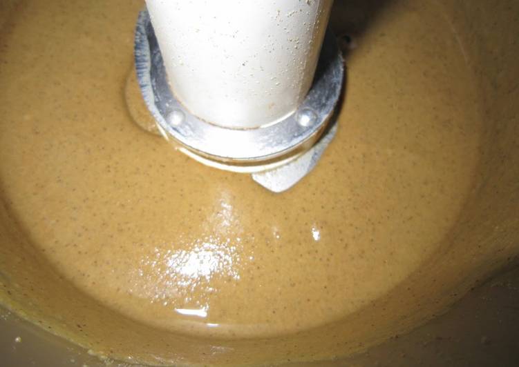 Sesame Paste in a Food Processor