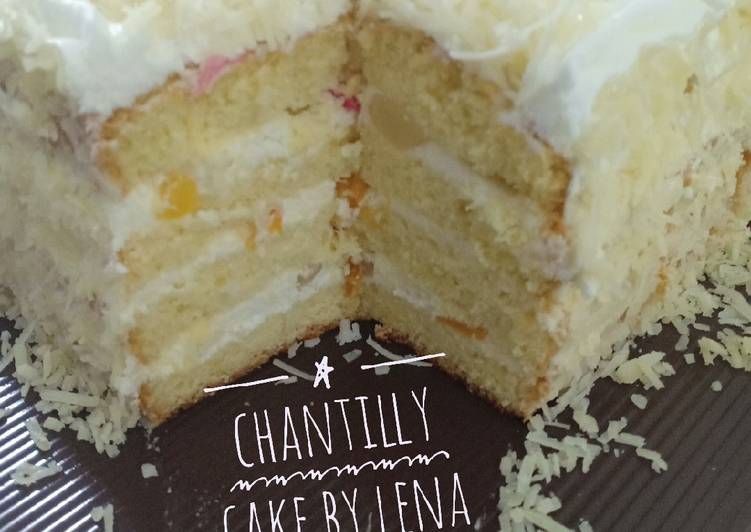 Cara Gampang Membuat Chantilly Cake, Menggugah Selera