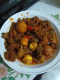 Krengsengan telur muda/uritan