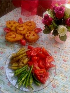 عکسی از دستور کتلت سیب زمینی💖