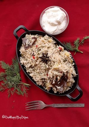 A picture of Dill leaves Rice.