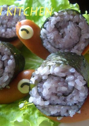 A picture of Sushi Roll Snails for Charaben.