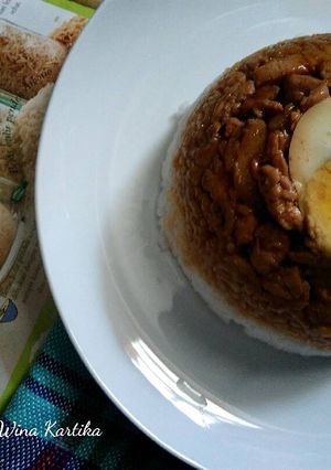 Foto resep Nasi Tim Ayam Sederhana