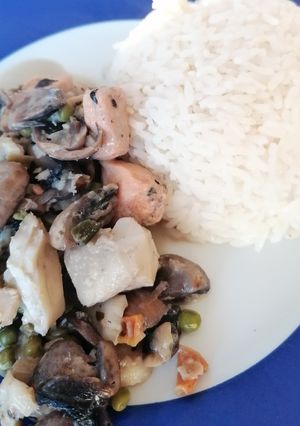 Une photo de Poisson express façon blanquette