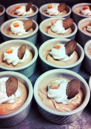 A picture of Pumpkin Pie Pudding.