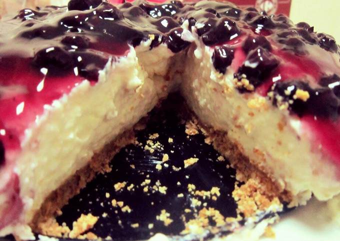 Blueberry cheese cake