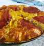 Easy Steps to Prepare Oven omelette with potatoes,cheese,ham and salami! the So Delicious You can take Joss in your mouth