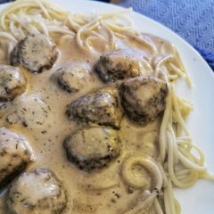 A picture of Instant Pot Sweedish Meatballs.