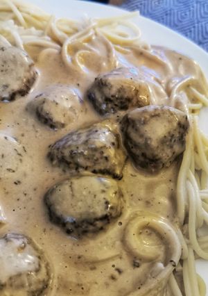 A picture of Instant Pot Sweedish Meatballs.