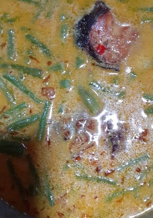 Foto resep Sayur kacang panjang,ikan panggang pedas