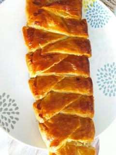Una foto de Trenza chocolate y pipas de calabaza