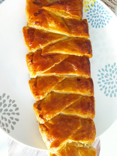 Una foto de Trenza chocolate y pipas de calabaza