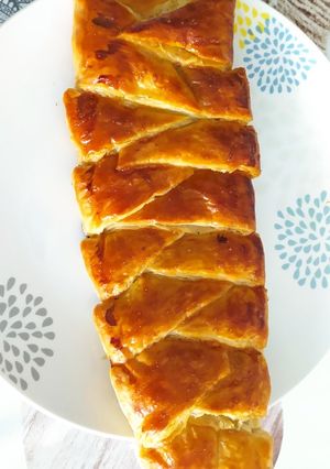 Una foto de Trenza chocolate y pipas de calabaza