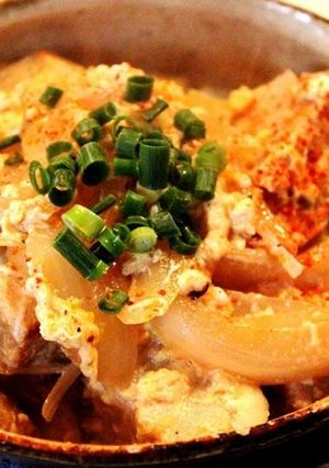 A picture of Healthy Chicken & Egg Rice Bowl with Koya Tofu.