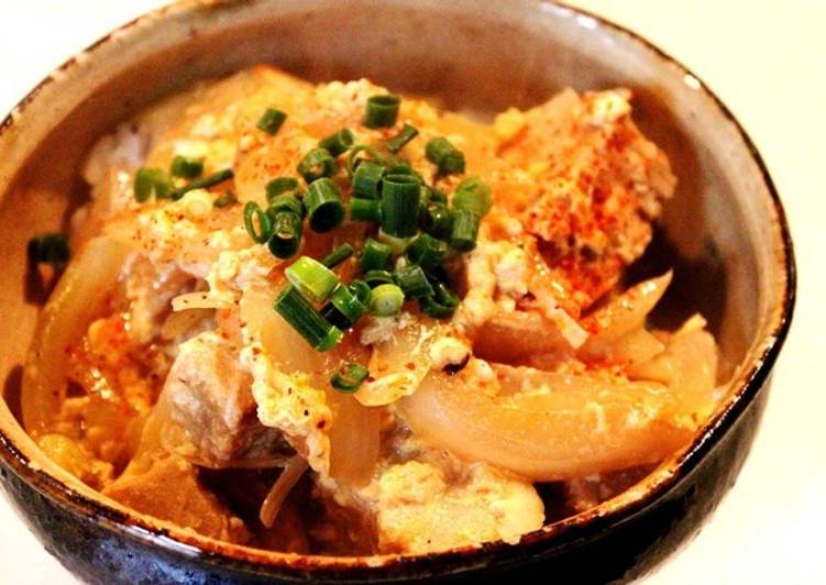 Healthy Chicken & Egg Rice Bowl with Koya Tofu