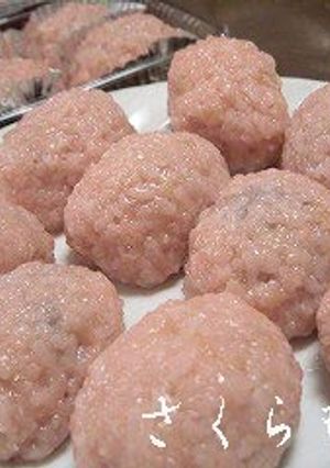 A picture of Sakura Mochi with a Rice Cooker.