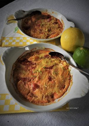 Une photo de Gratin d’agrumes facile et rapide