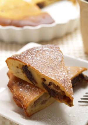 A picture of Prune and Banana Yogurt Cake.