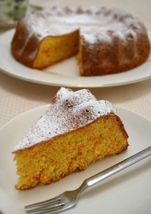 A picture of Castella-style Carrot Cake.