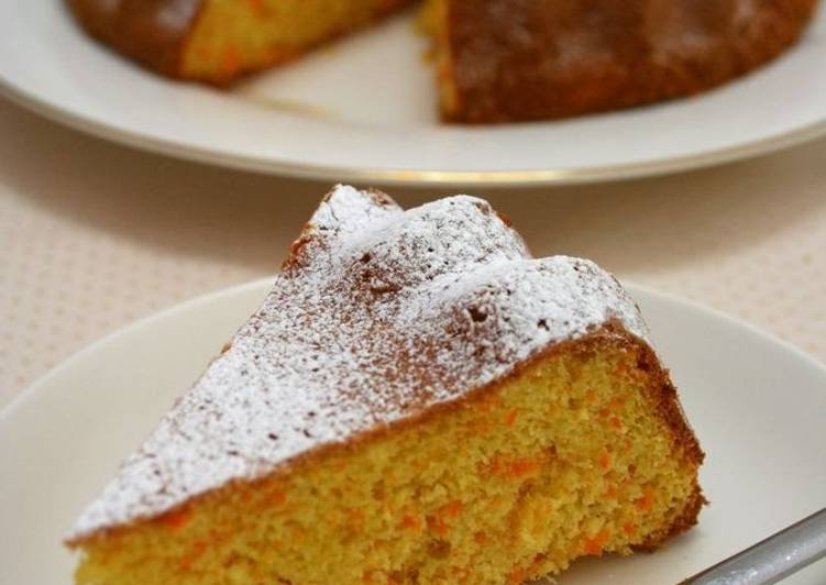 Step-by-Step Guide to Make Quick Castella-style Carrot Cake