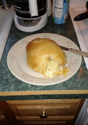 A picture of Apple Baked Brie.