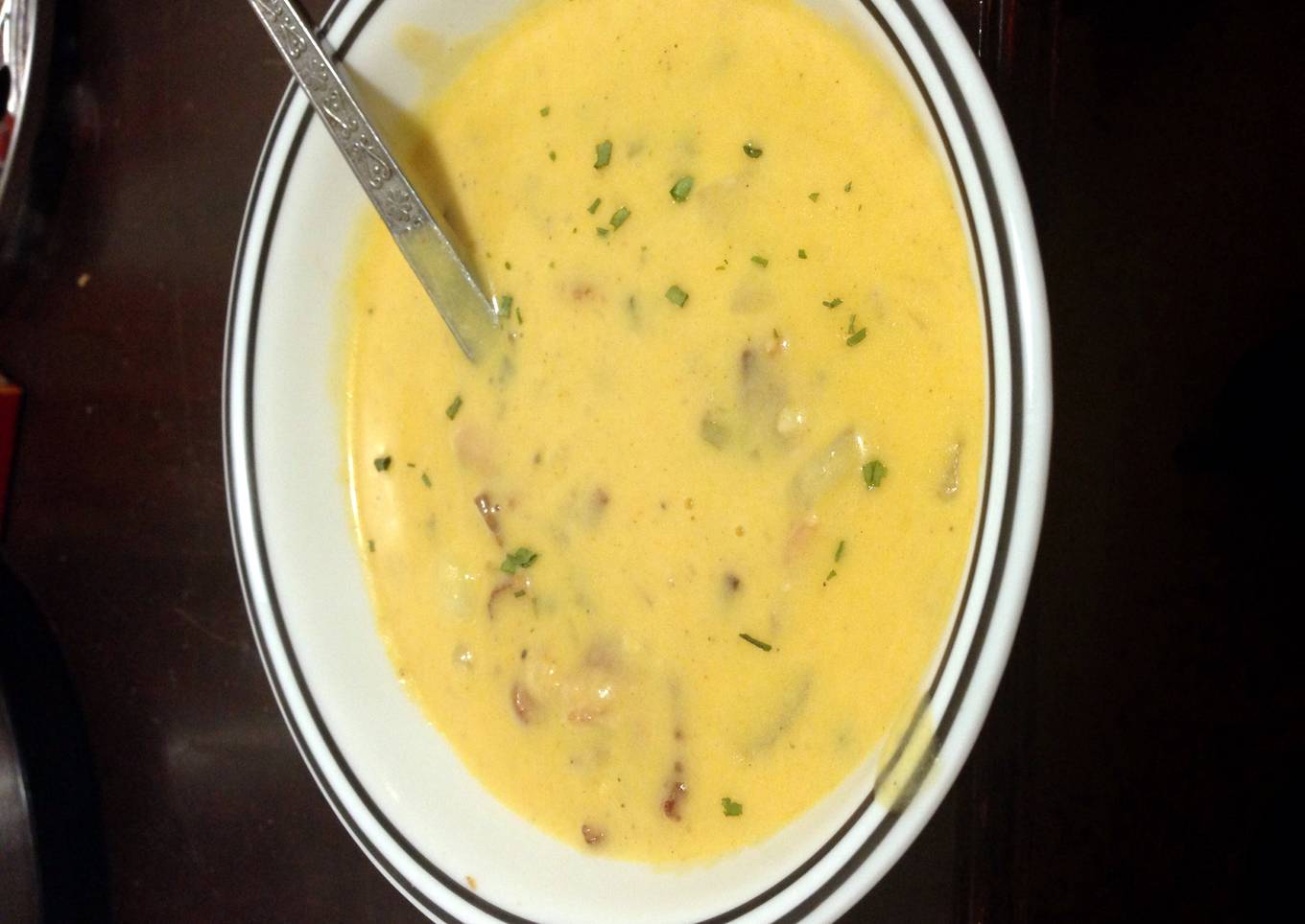 Cheesy Bacon Potato Soup