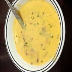A picture of Cheesy Bacon Potato Soup.